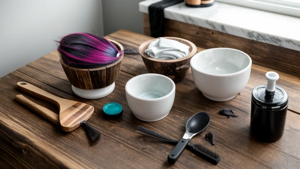 Lavabo con restos de tinte tras comparar decoloración vs tinte superaclarante en casa