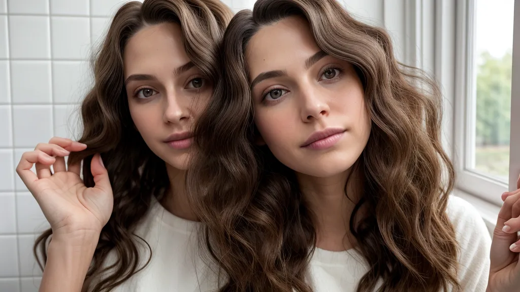 Textura de cabello hidratado, resultado de la preparación capilar y la salud del cabello tras semanas de cuidado